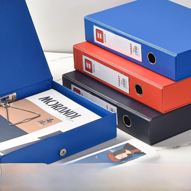 A4文件箱文件箱塑料Pp加厚夹夹城市建设会计凭证箱干部人员廉价D