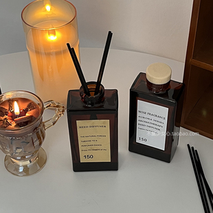 无火香薰精油卧室内持久家用香氛厕所卫生间摆件 小棕瓶·a木调香