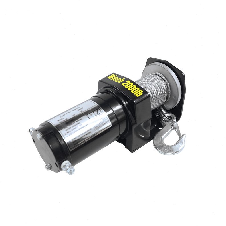 厂家生产 车载绞盘 微型车载电动绞盘2000磅越野车绞盘ZL2000LB-3