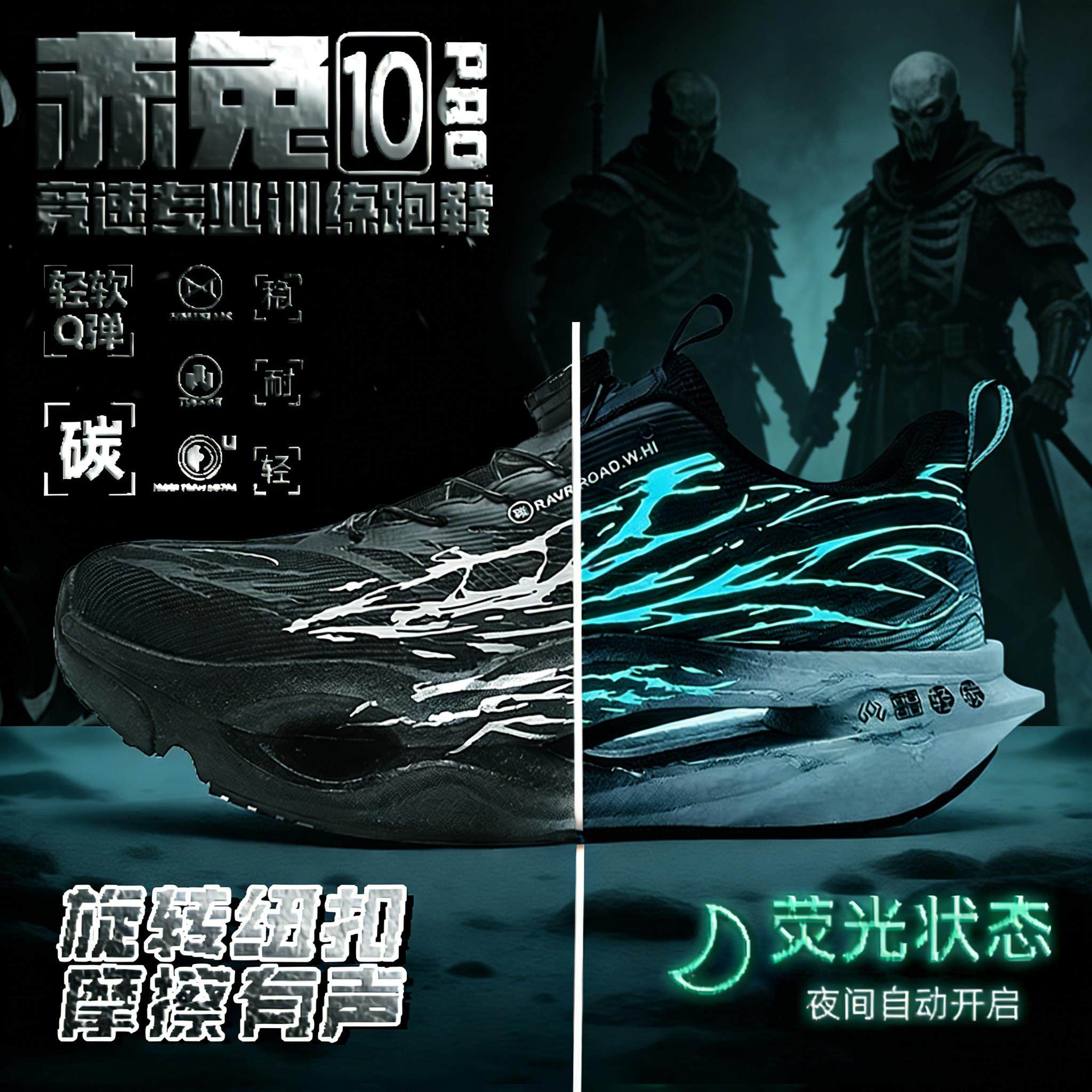 赤兔10pro儿童跑步鞋男款碳板男童鞋子8pro超轻减震运动专用跑鞋9