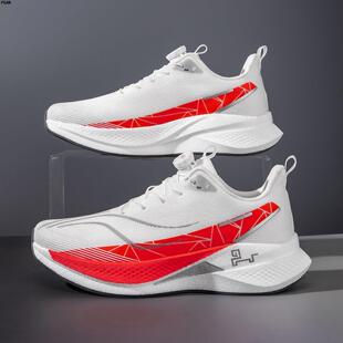 儿童旋转纽扣运动鞋男鞋初中学生网面不闷脚防滑耐磨无碳板跑步鞋