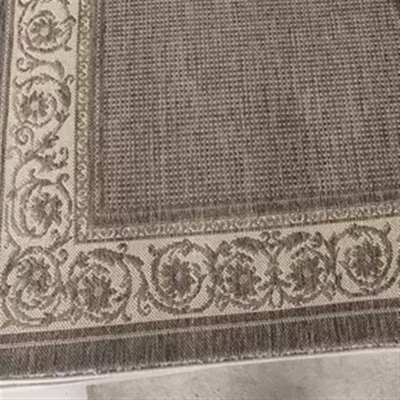 极简亚麻编织夏季地毯平织薄款免打理原生态地毯纯色日系侘寂风