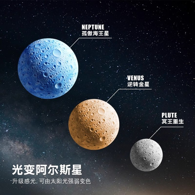 会变色很酷的阿尔斯星球香薰车载香球车内饰品摆件高级感男女适用
