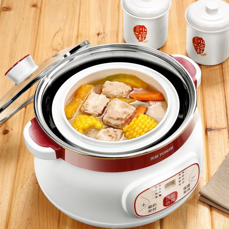 天际DGD12-12CG电炖盅304不锈钢隔水电炖锅定时预约炖滋补品家用