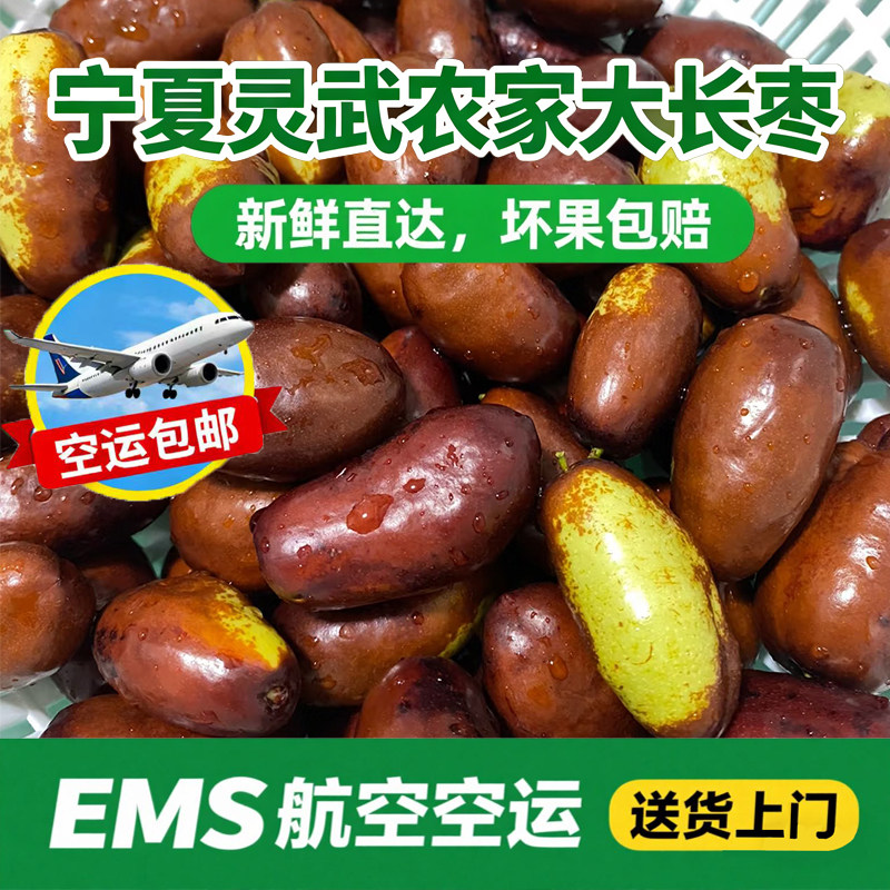 宁夏灵武农家大长枣脆甜新鲜当季