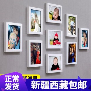 新疆西藏客厅照片墙装饰挂墙影楼相片框寸相框墙房间布置
