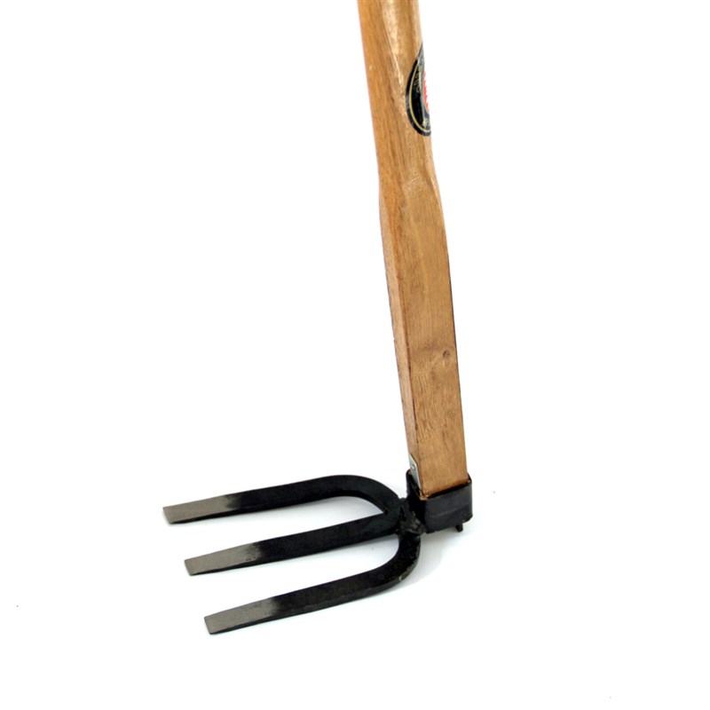 木柄三齿耙 大锄头长柄全钢三齿锄农具 1.2米大锄头 家用松土