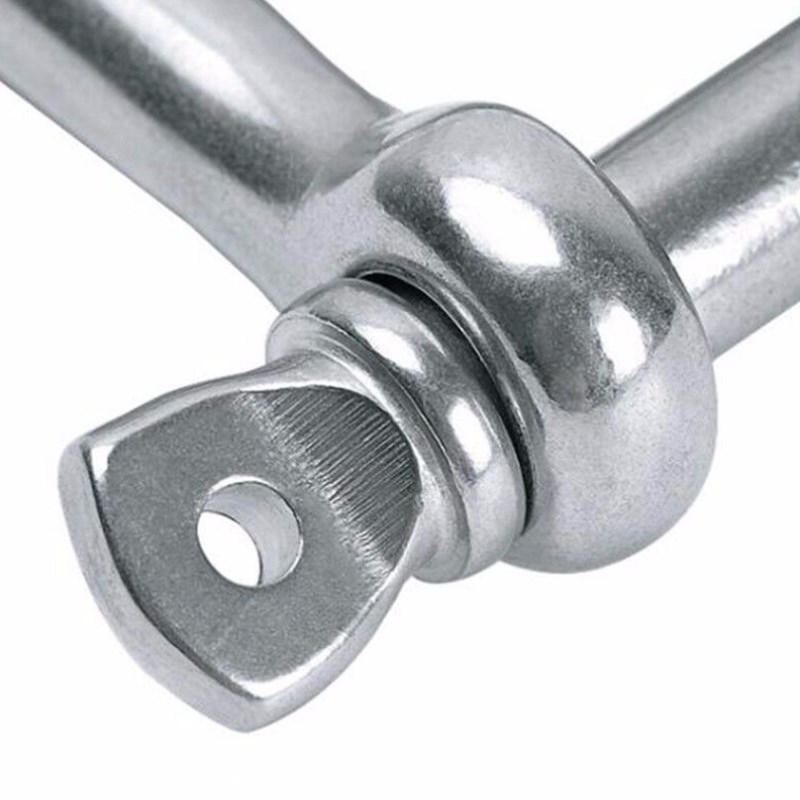 艾科堡不锈钢卸扣1.T承重U型M1重吊环马蹄卸扣卡扣KB-XK-7