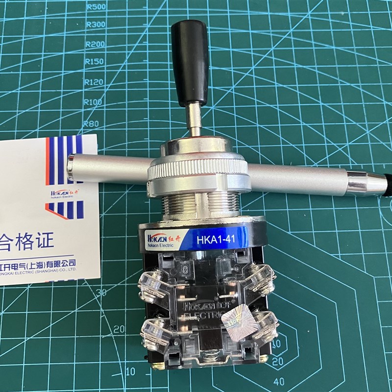 红开十字摇杆主令开关HKA1-41/42四向自锁LSS1-41 四常开触点30mm