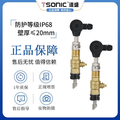 大连道盛插入式传感器T探头铜球超声波计仪表