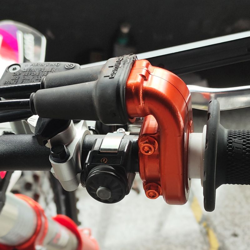 适用于KTM 150-500 EXC SXF新款胡斯瓦纳越野摩托车改装件油门座