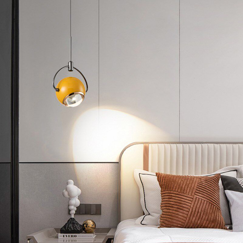 可遥控拉伸卧室床头升降吊灯上下伸缩创意吧台书房学习护眼吊线灯