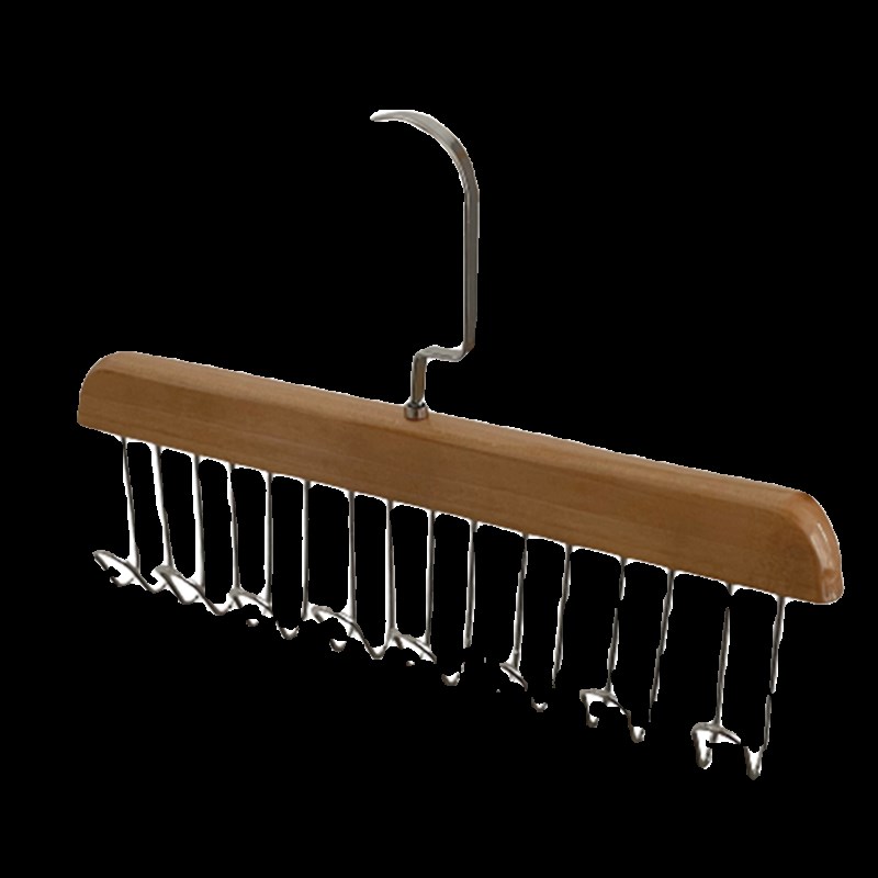 高级感实木衣架家用卧室防滑晾衣架室内多功能挂衣架吊带挂钩