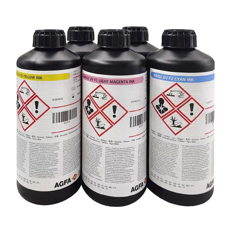 AGFA爱克发UV墨水F2软性K3中性HD2硬性UV墨水适用于理光京瓷喷头