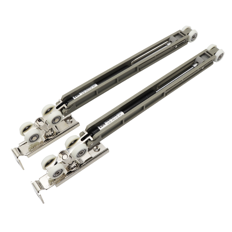 双边缓冲移门滑轮木门自清洁吊轨推拉门阻尼吊滑轨道静音顺滑吊轮