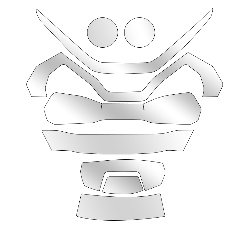 适用春风0MT大灯膜尾灯膜高清TPU耐磨防水保护膜水凝膜车贴