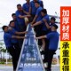 多力梯子铝合金字梯伸缩铝合金梯子加厚加粗字梯工