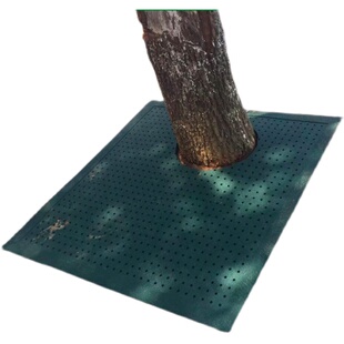 文明城市橡胶护树板热熔橡胶树围子树池篦子树板树坑盖板麻点方格