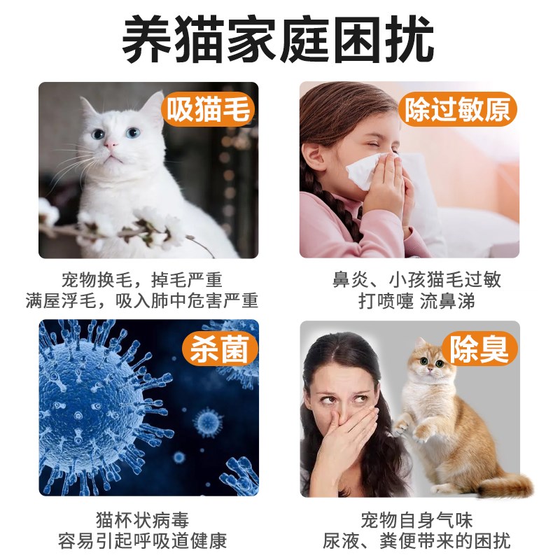 范罗士erMx宠物空气净化器pt5活性炭过滤网hep滤芯配件