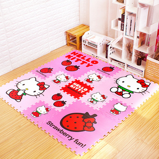 明德itty猫卡通泡沫地垫卧室地板垫哆啦梦拼接爬爬垫爬行垫加厚