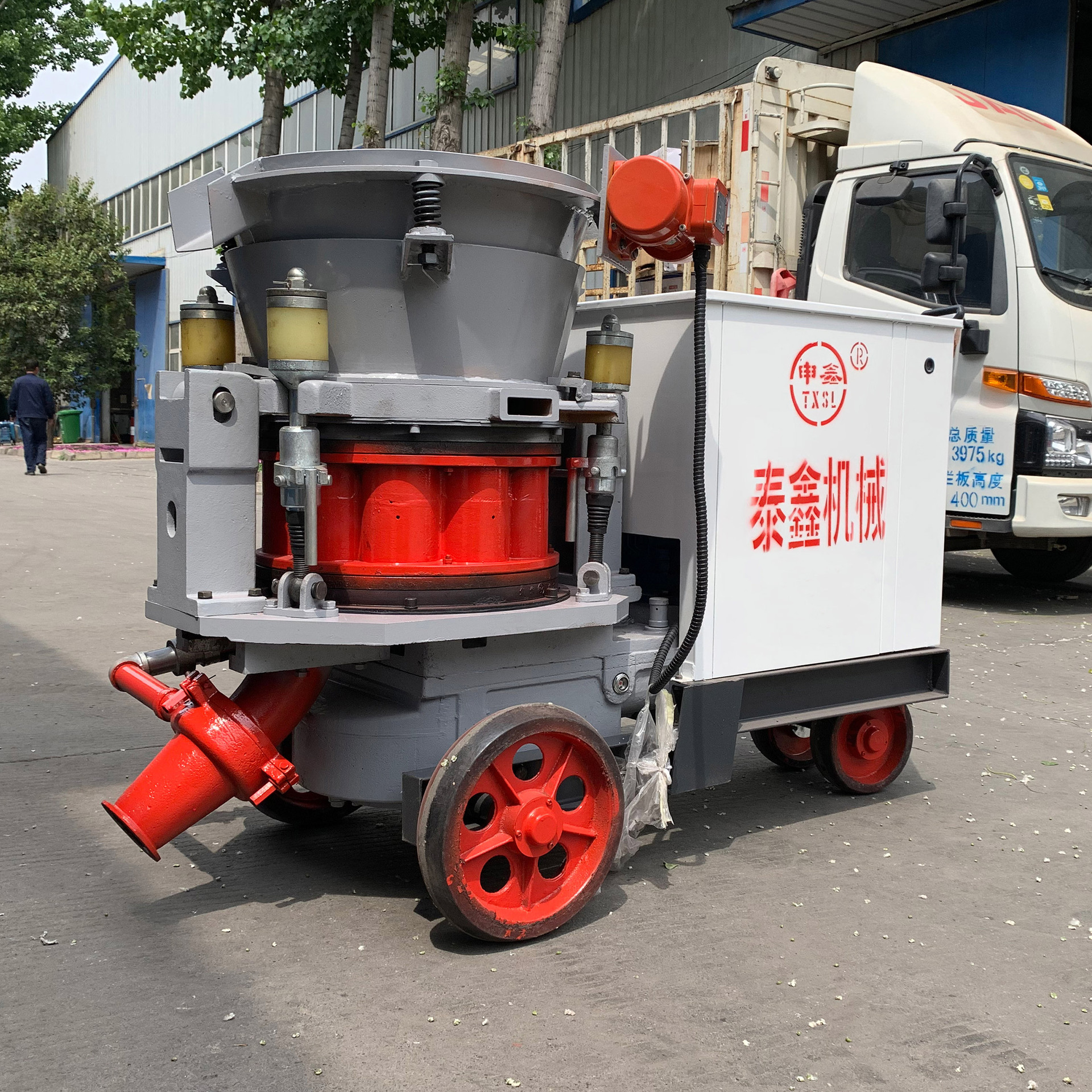 防爆喷浆机 煤矿喷浆机 PC7I  喷锚机 巷道喷浆 回弹低 伟邦机械