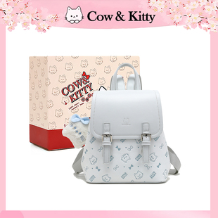 Cow&Kitty大容量双肩包女2025新款小众设计减龄可爱少女小型背包