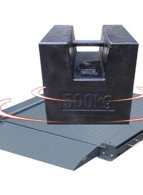 SCS-2T碳钢双层超低小地磅带斜坡RS232串口