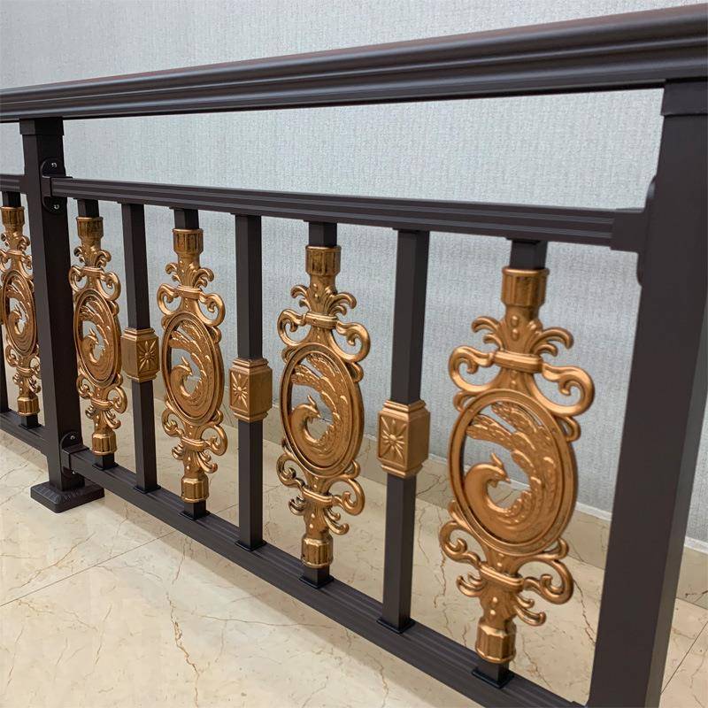 铝合金栏杆护栏阳台楼梯扶手别墅围栏室内家用铁艺室外组装式