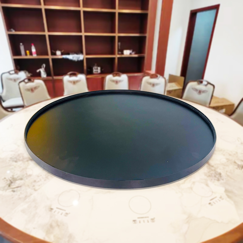 圆盘底盘沙盘底座圆桌转盘中间摆件托盘餐桌盆景装饰空盘景观花盆