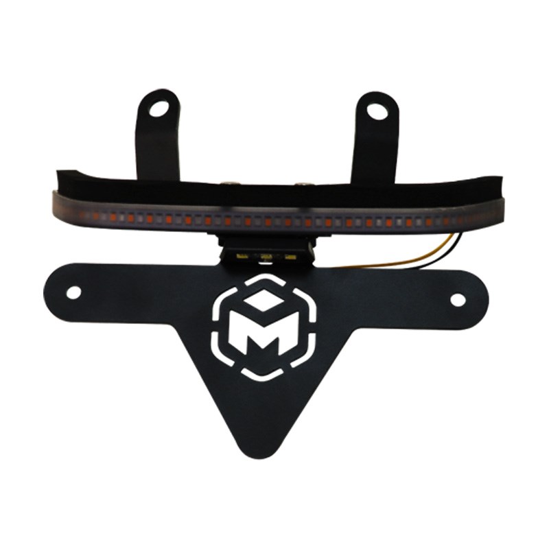 适用于闪300s摩托车改装后尾灯流水尾灯带总成刹车灯转向灯一体式