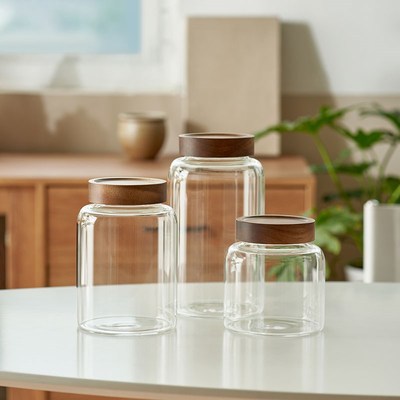 肆月黄桃罐子透明玻璃罐密封罐食品家用级装腌制腊八蒜储存发酵罐