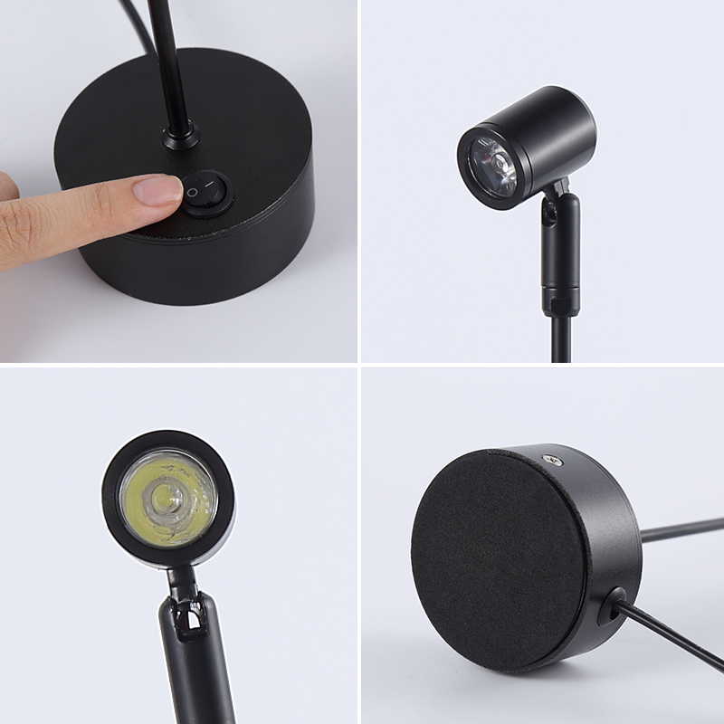 led插电式1WW小射灯玻璃柜台射灯珠宝展柜灯展示立杆展会射灯