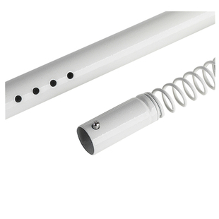 黑色白色加厚免打伸缩杆 出租房浴室浴帘安装