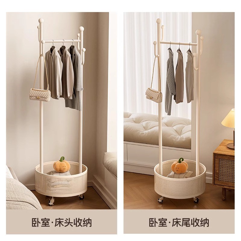 挂衣架落地卧室内家用可移动晾衣架收纳架寝室宿舍床头简易衣帽架