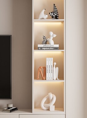 zon 现代高级感酒柜装饰品客厅电视柜龛壁书房书柜装