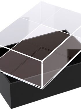 板彩色展示盒子架防尘保护罩抽屉折弯玻璃板材定制