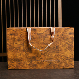 档楠木茶叶包装盒木盒大红袍金骏眉岩茶摆泡半斤通用空礼盒