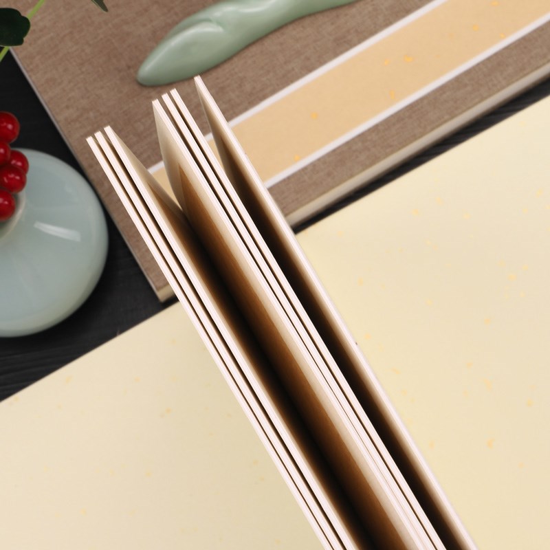 仿古复古折页12页面 蜡染半生半熟复古仿古做旧 小楷书法抄经