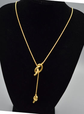 2025新款轻奢小众简约钛钢项链