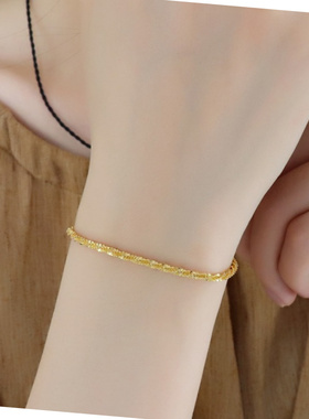 轻奢小众满天星钛钢不掉色手链