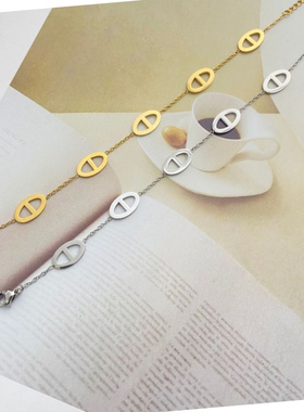 2025新款钛钢猪鼻子手链女百搭