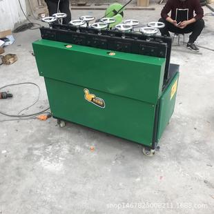 小型調直機天然氣管除銹刷漆機鋼管除銹機大棚管矯直氣管除銹機