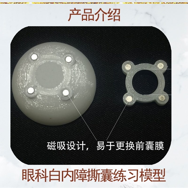 眼科白内障撕囊模型 撕囊镊环形撕囊练习模型 眼科撕囊练习模型