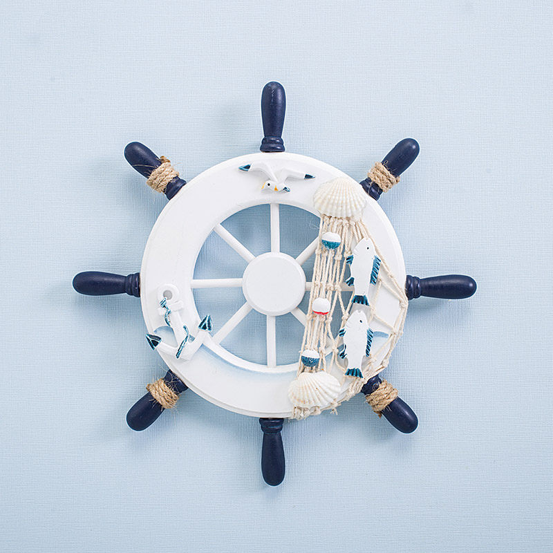 地中海风格舵手方向盘创意壁饰挂饰木质船舵客厅家居墙面装饰,家居饰品,壁饰,淘宝优惠券,粉丝福利购,淘宝优惠卷
