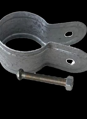 养殖蔬菜大棚骨架热镀锌卡槽管槽夹箍抱箍包箍夹箍固定器