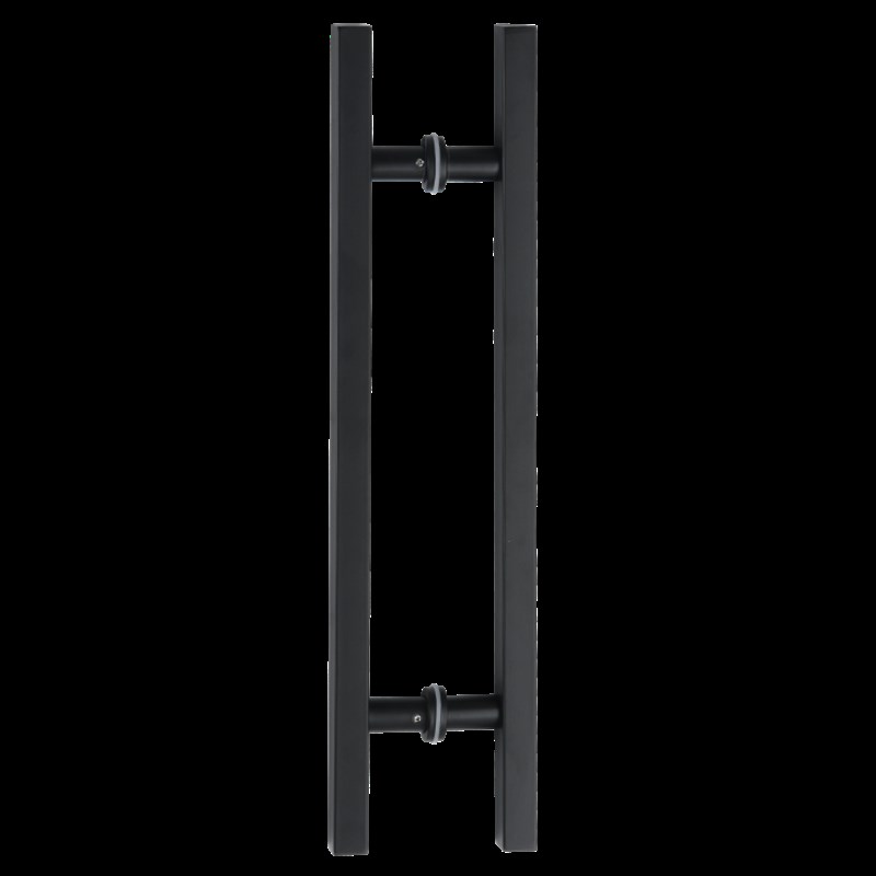 黑色大拉手玫瑰金把手电镀推拉玻璃门拉手现代不锈钢大门把手