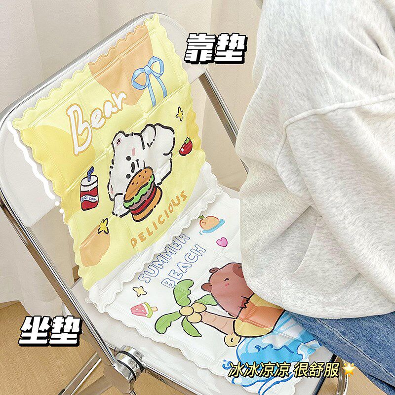 in风夏季冰垫爱学生办公室冰凉坐垫凝胶宠物散热垫学生夏凉垫