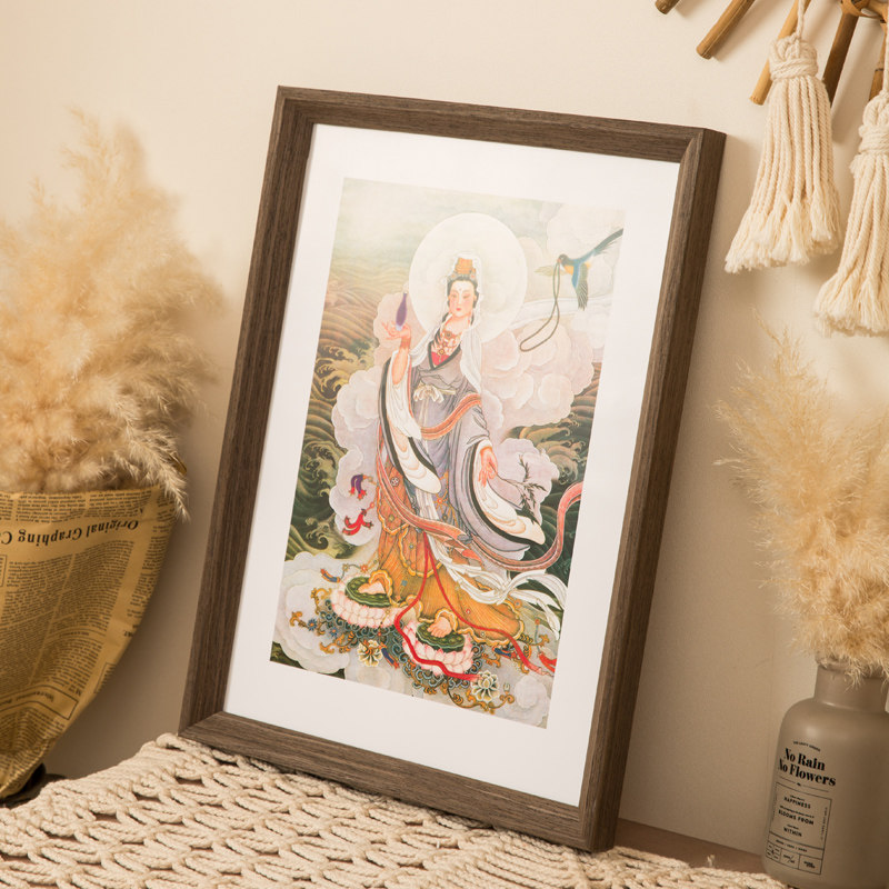 实木大相框挂墙寸  素描装裱画框外框拼图框定制任意尺寸