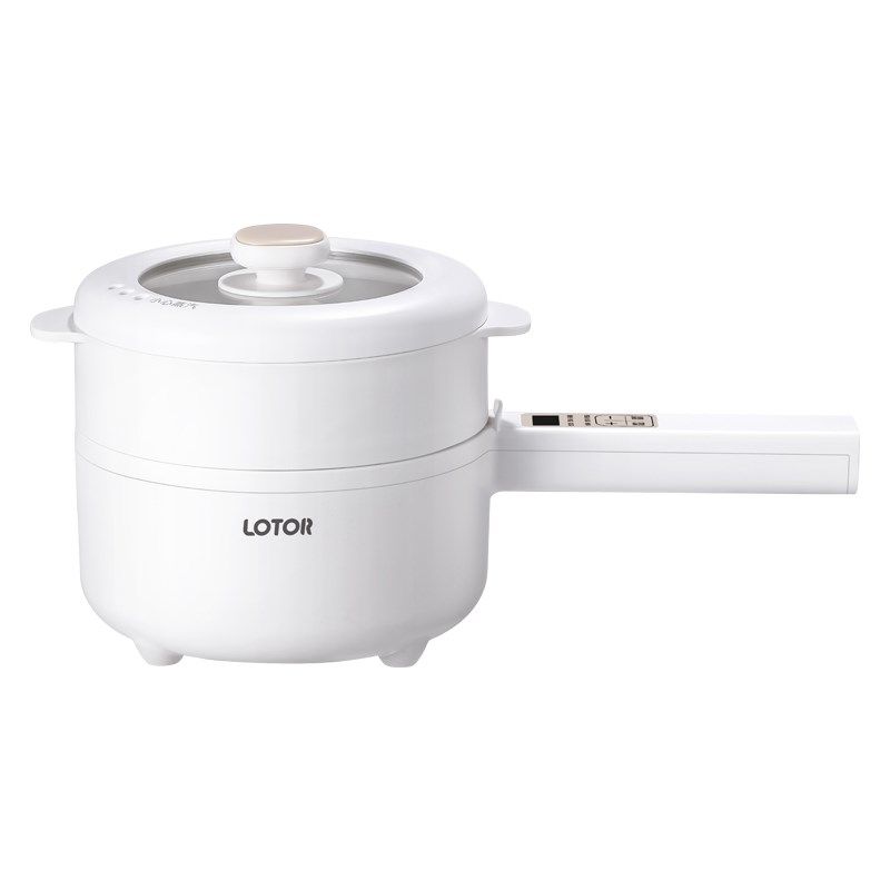 小浣熊电炒锅家用小炒锅陶瓷油蒸煎炒一体粘锅迷你,厨房电器,电炒锅,淘宝优惠券,粉丝福利购,淘宝优惠卷