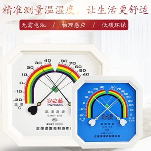 温湿度表GJWS 安之栋八角型壁挂指针式 B2高精度室内专用温湿度表